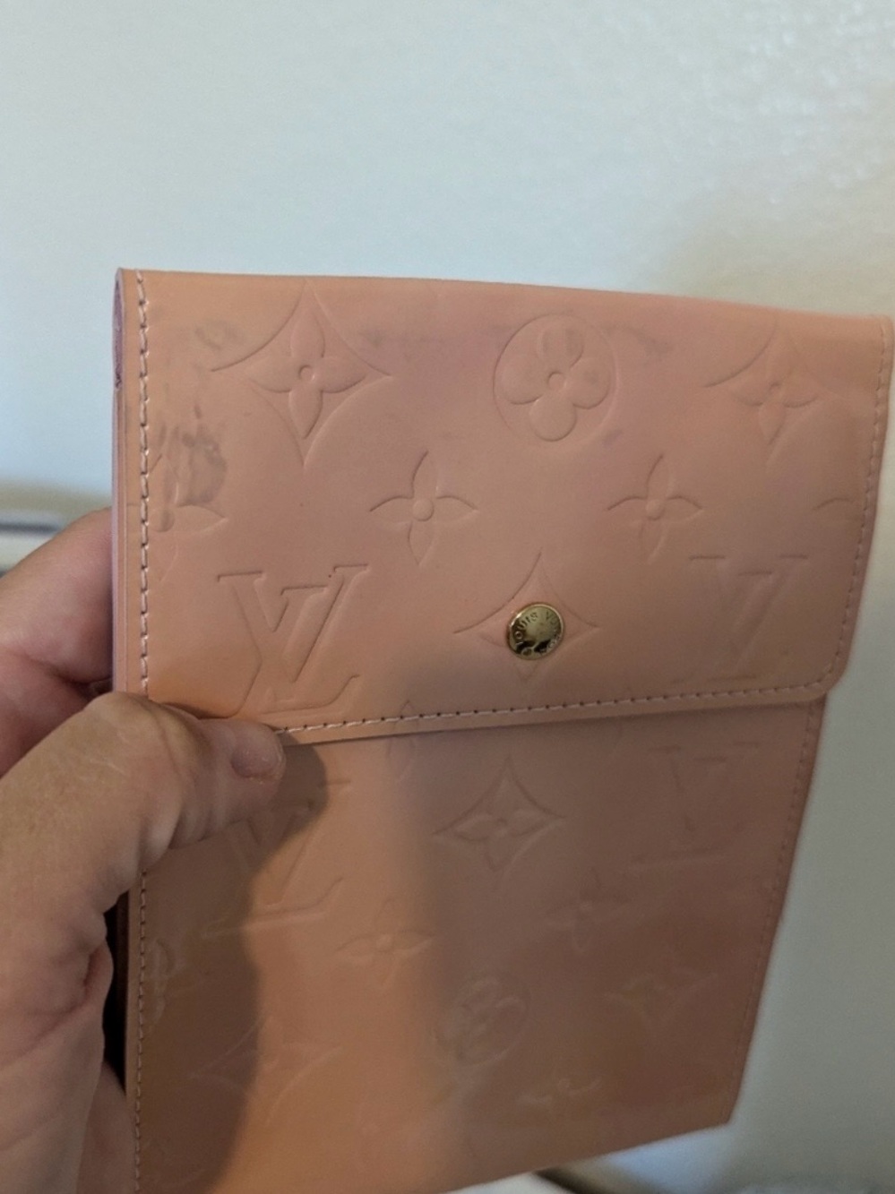 Louis Vuitton Monogram Pink Vernis slim crossbody bag EUC - Picture 5 of 14